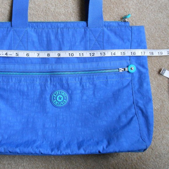 kipling Blue Tote Bag EUC - Picture 7 of 13
